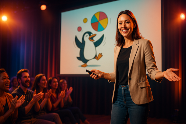 Spontaneous Speaking Mastery: 2 Turbo-Frameworks for PowerPoint Karaoke Success