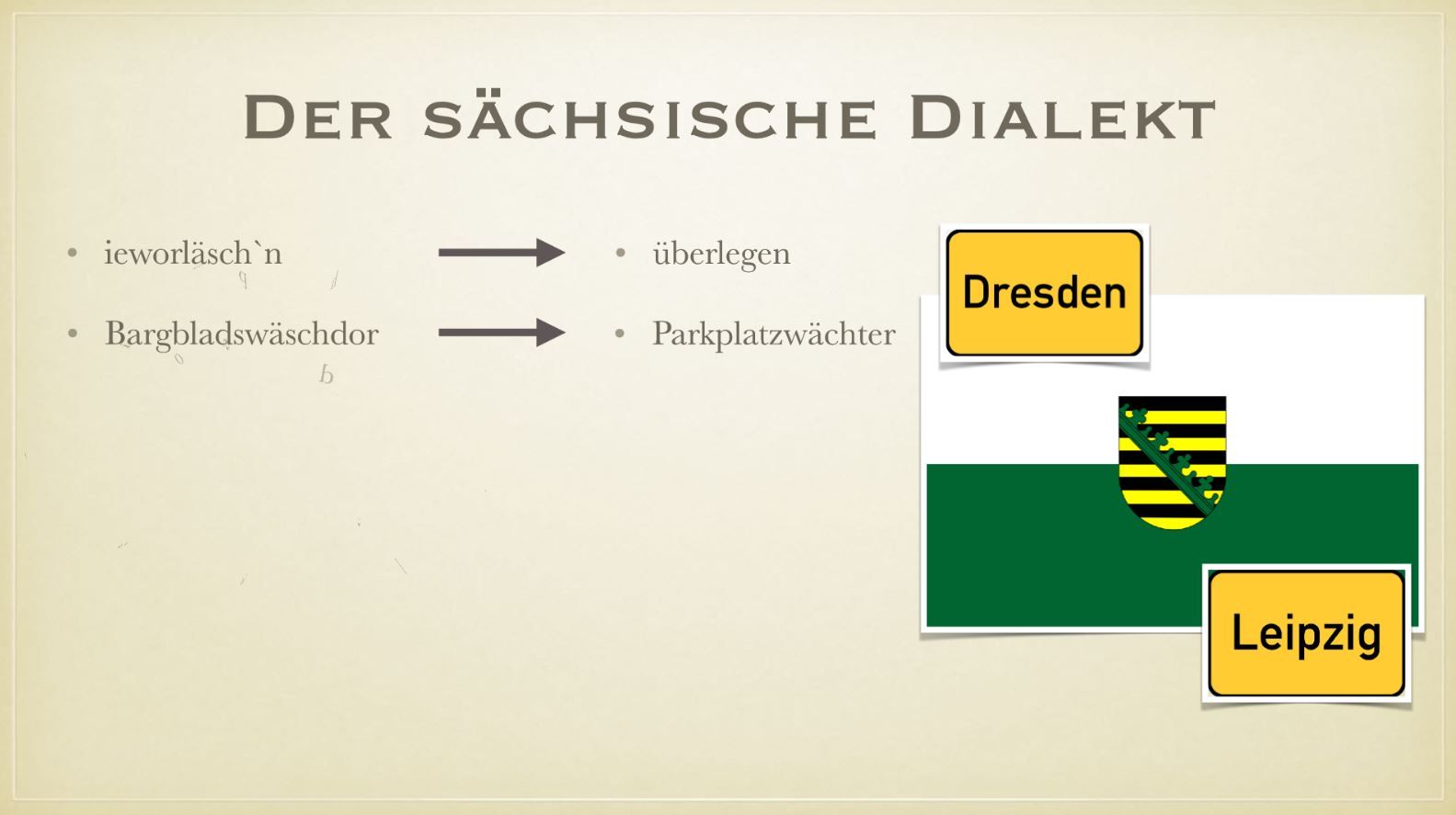 Präsentation - German dialects