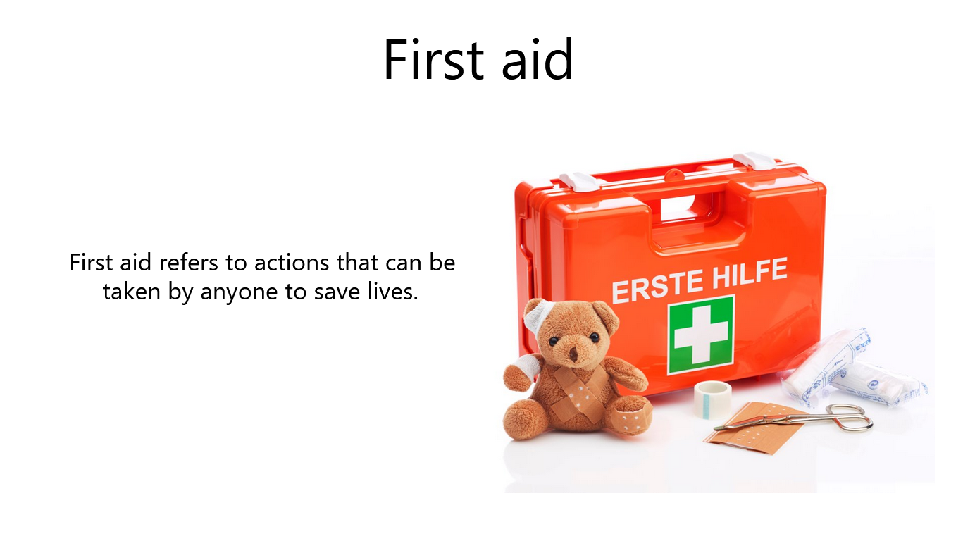 Präsentation - first aid