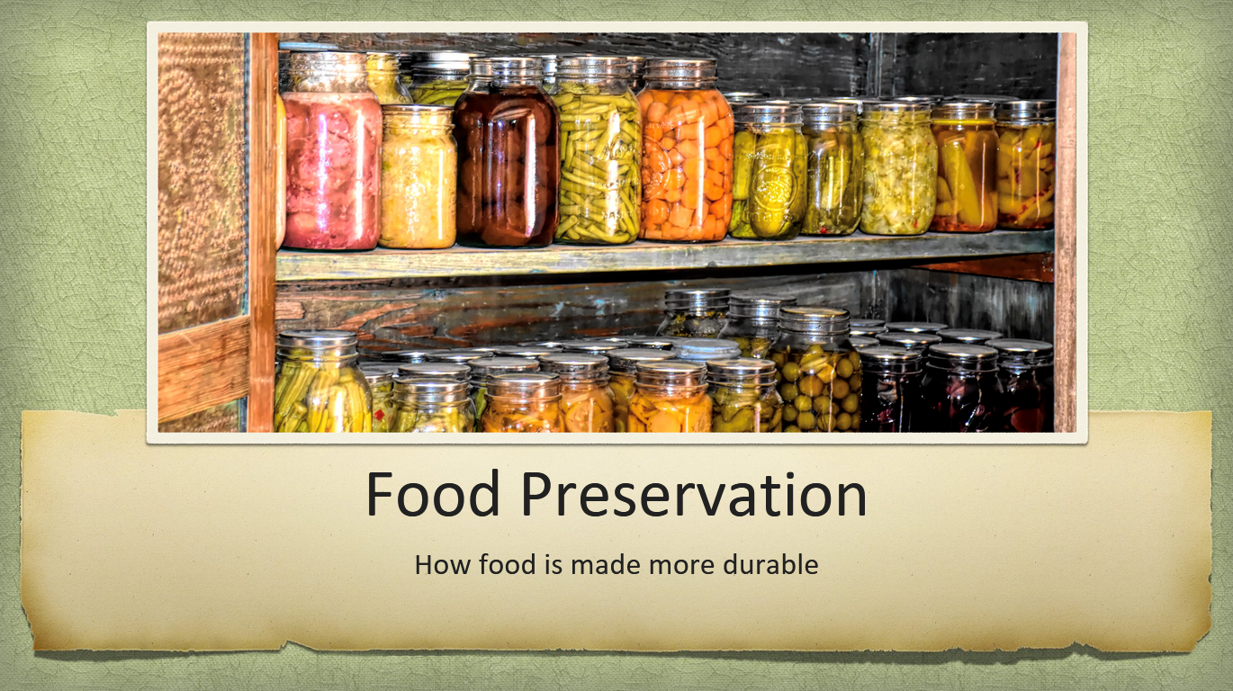 Präsentation - Food preservation