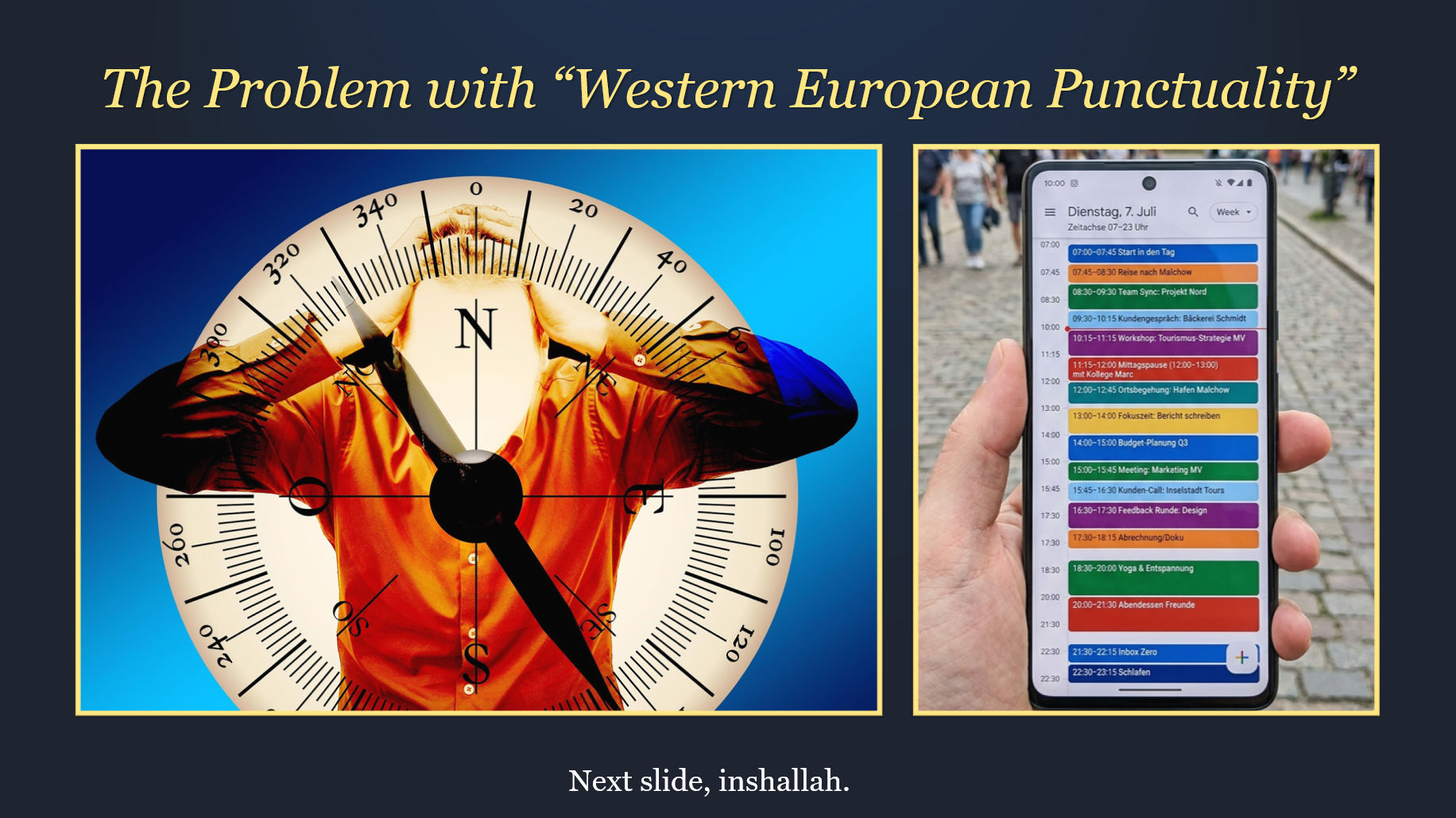 Präsentation - Inshallah Time Management